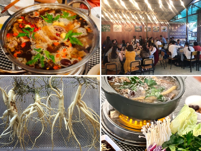 Món ăn đặc sản Măng Đen