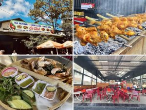 Quán cơm lam gà nướng ở Măng Đen