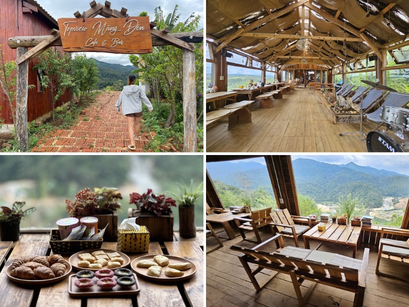 quán cafe săn mây ở Măng Đen