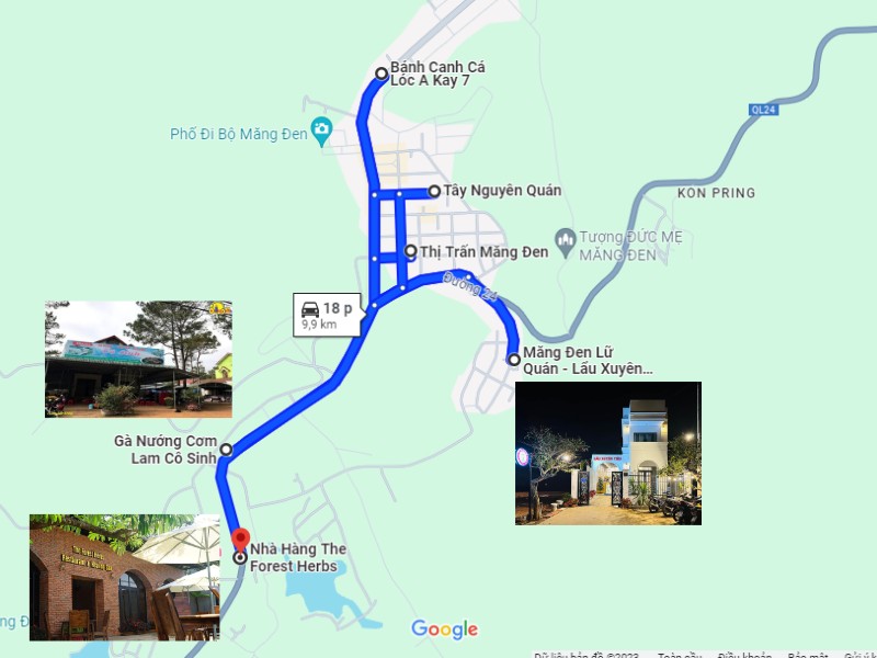 Lộ trình TP.HCM Măng Đen