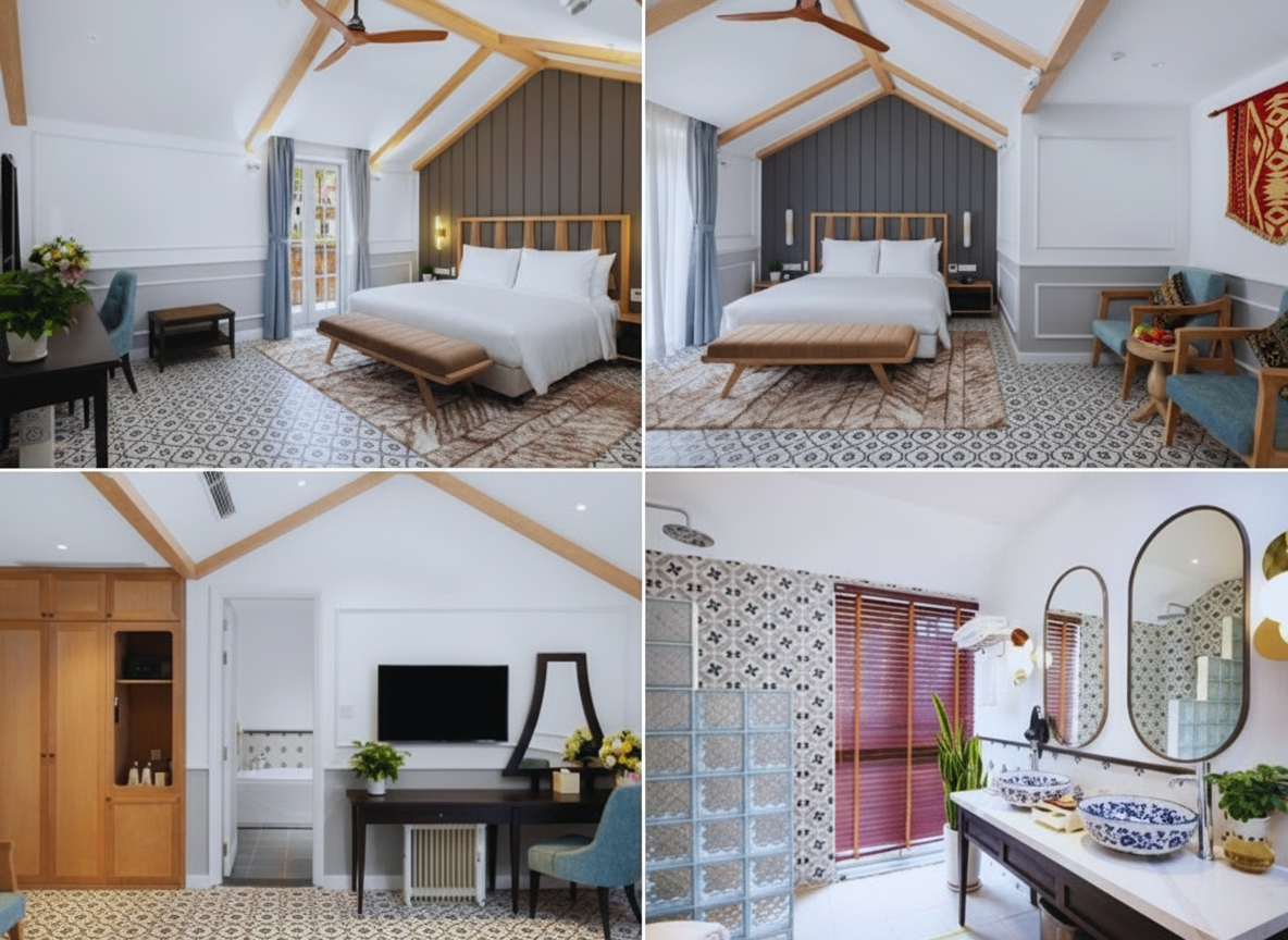 Kiến trúc Indochine Măng Đen Kiến trúc Indochine Măng Đen